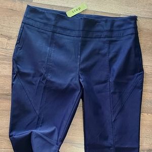 NWT'S - DAZZ - Navy Blue Stretch Straight Leg Pant, Classic Dress Pant- 1X, 2X